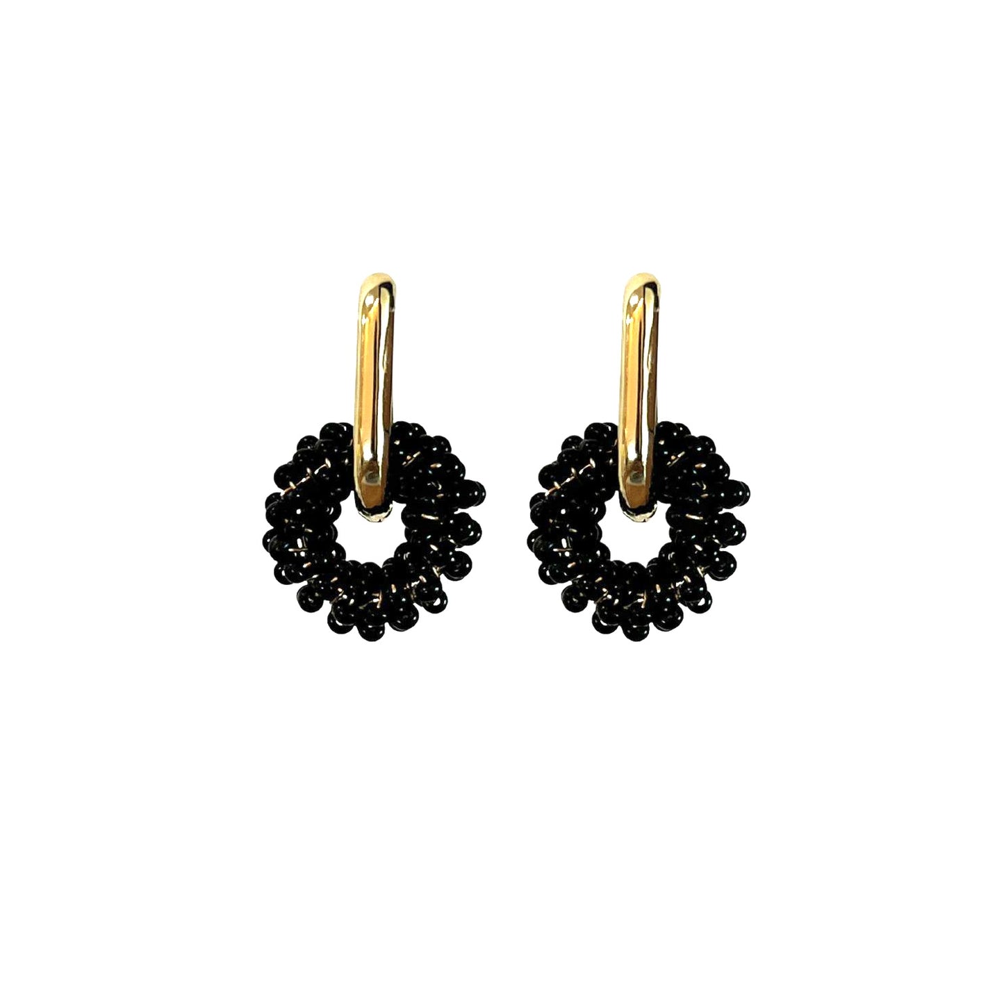 Aretes doble con Miyuki