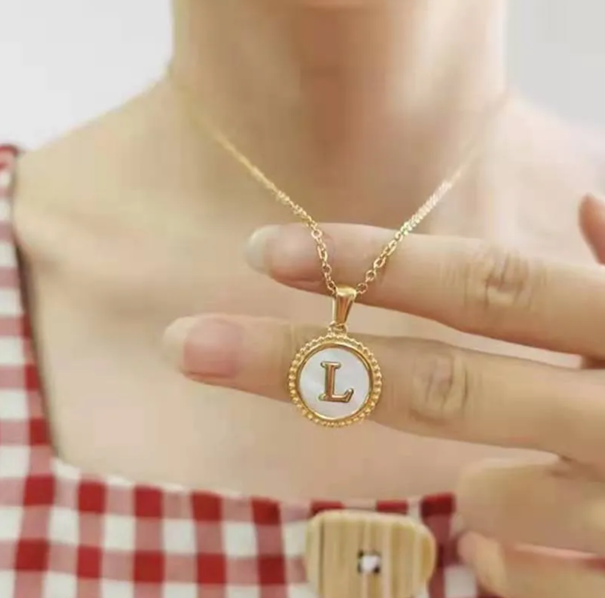 Inicial Madre Perla con Textura