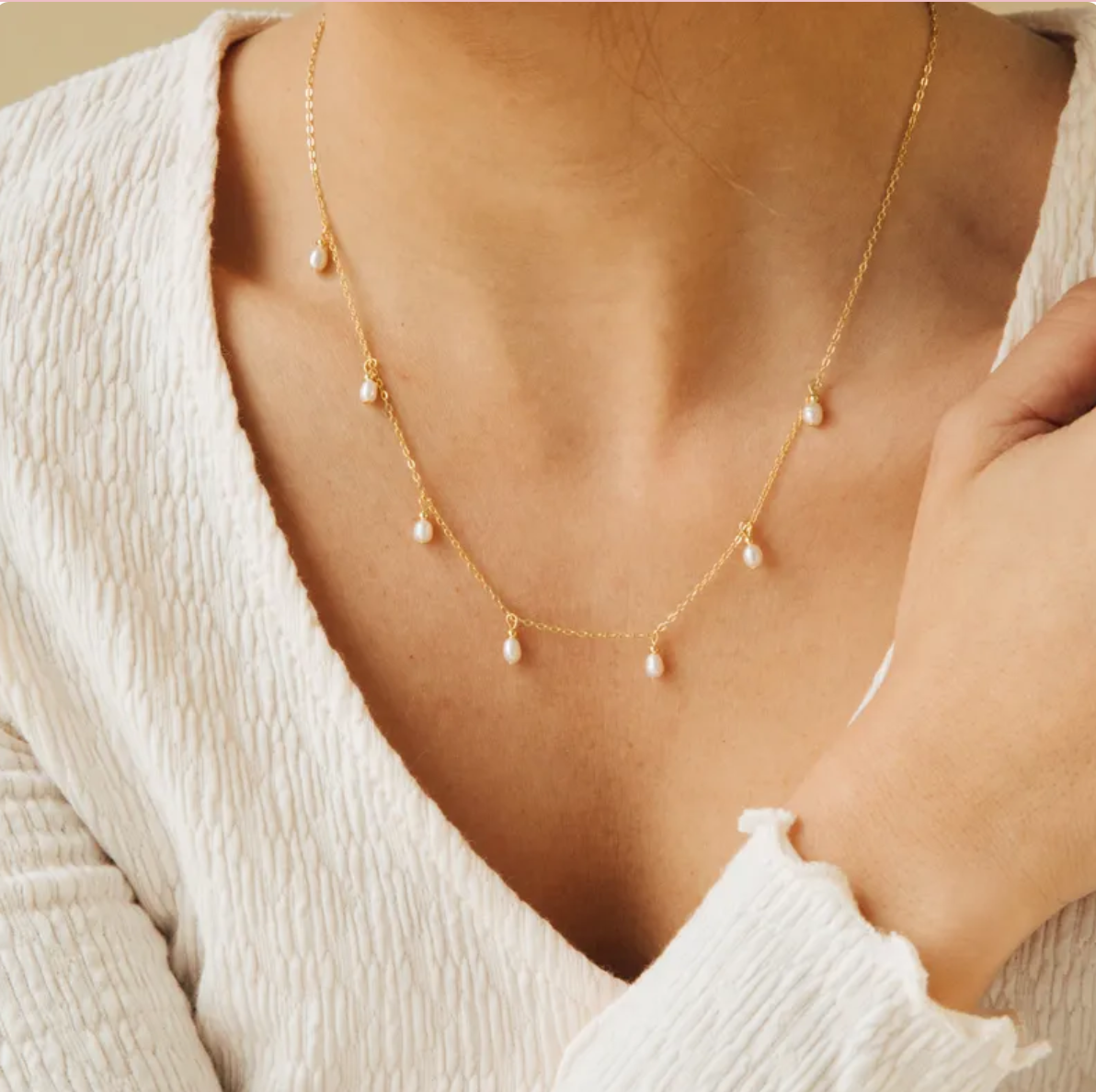 Collar Mini Perlas