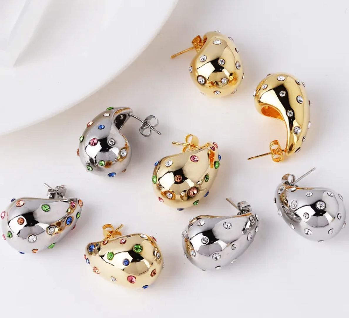 Aretes Gota Shiny