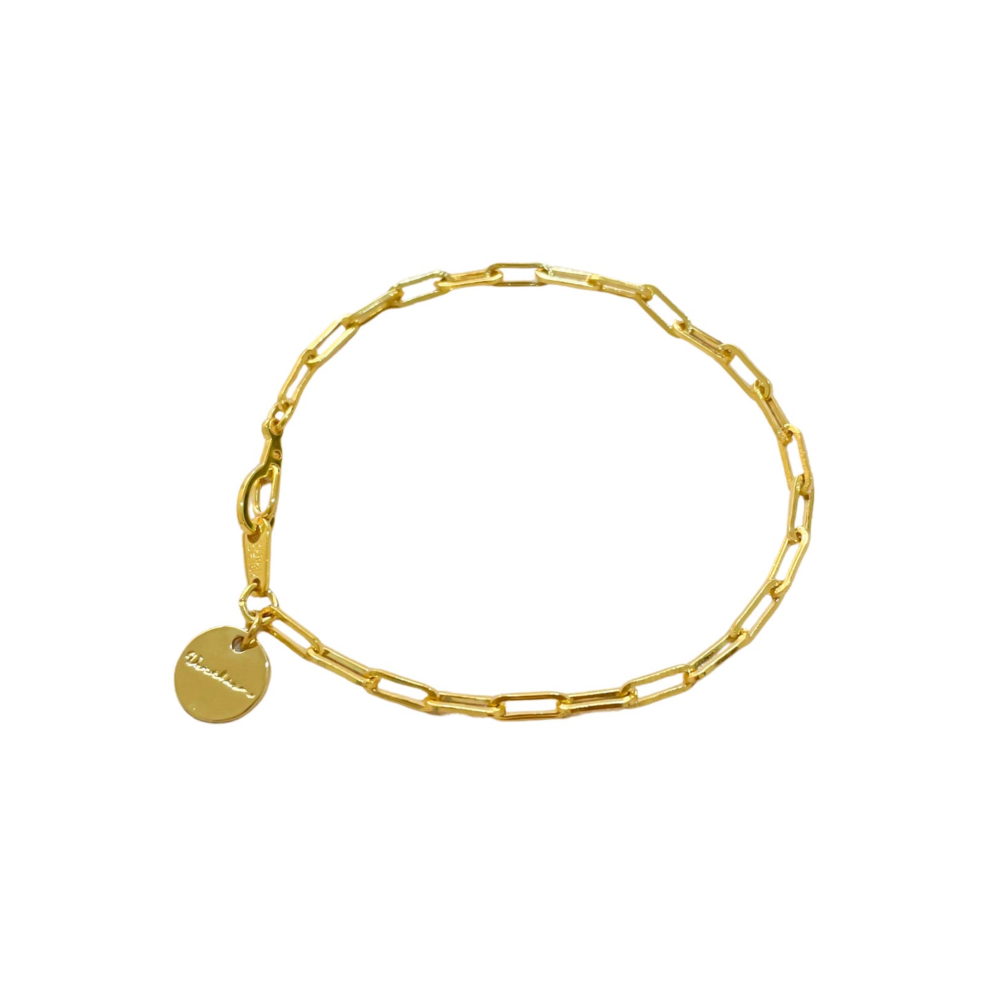 Pulsera link delgada
