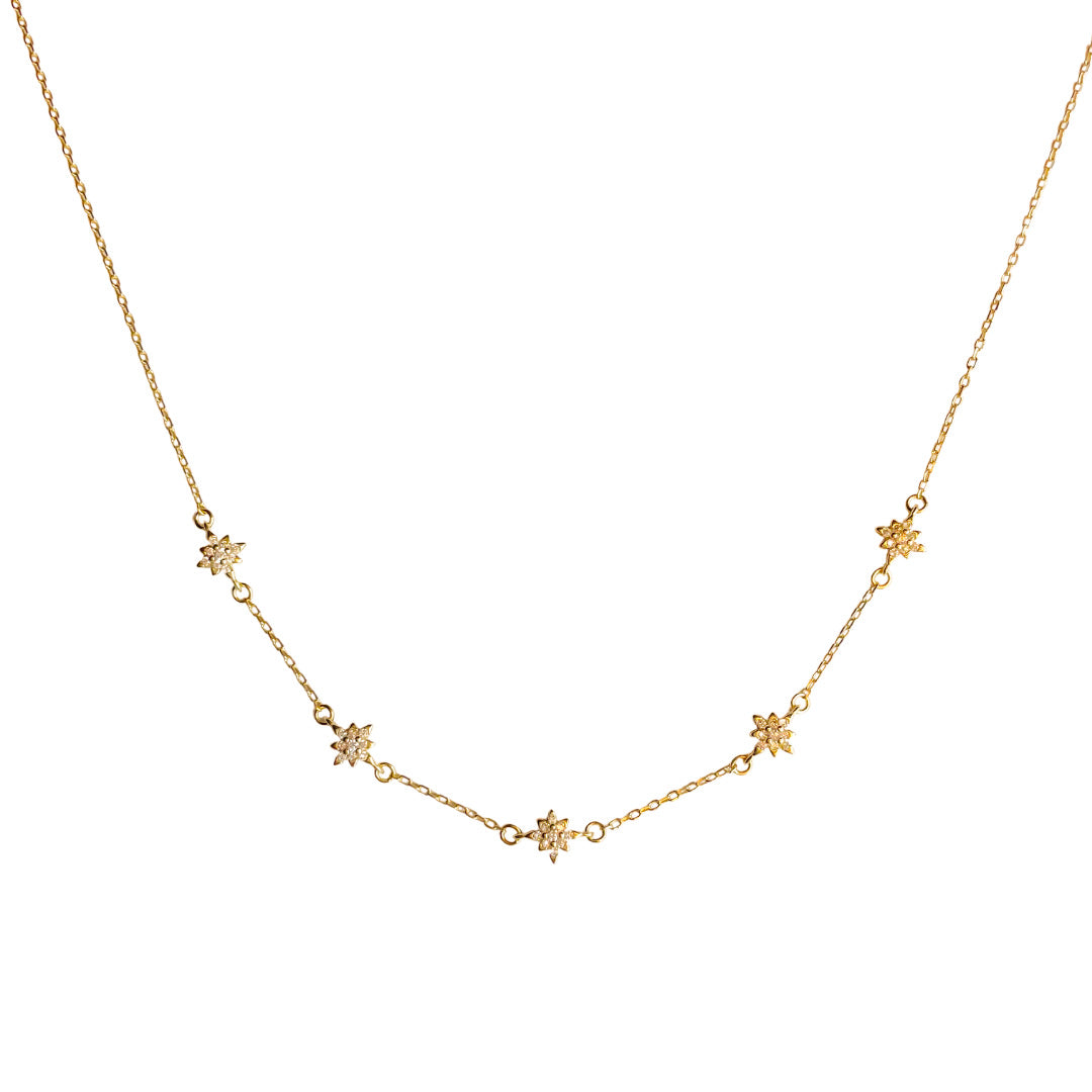 Gargantilla Flores s925