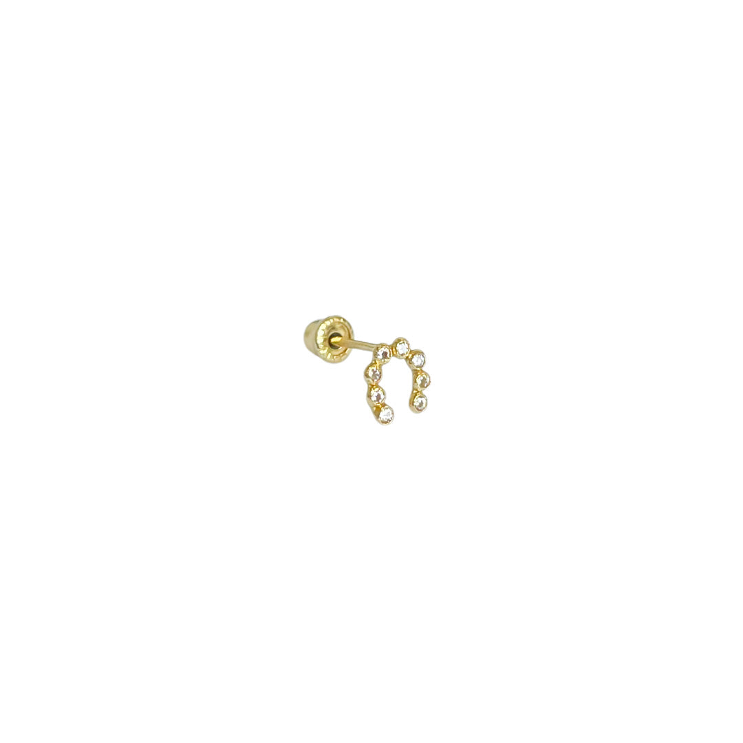Broquel herradura Oro 10kt