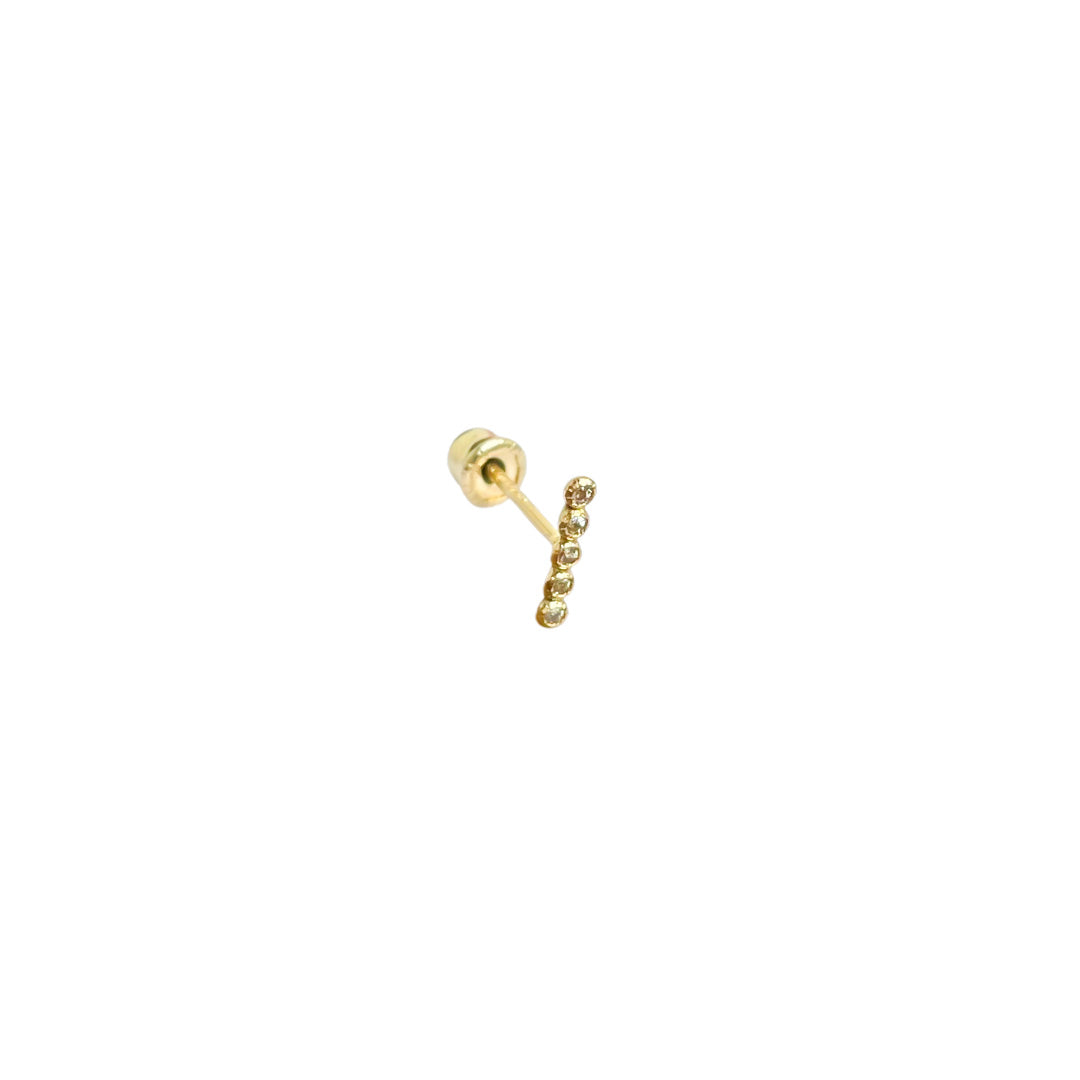 Broquel barrita Oro 10kt