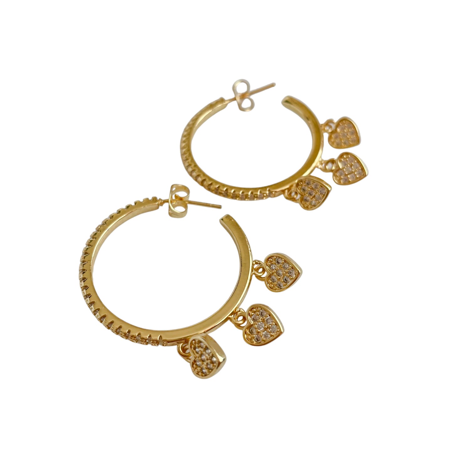 Aretes 3 colgantes