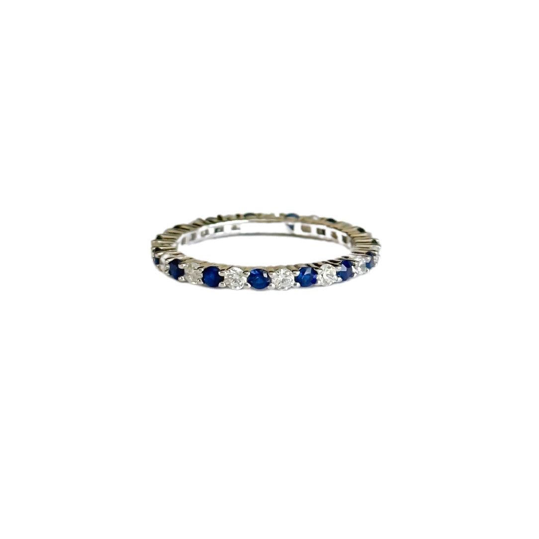 Anillo Blue-White