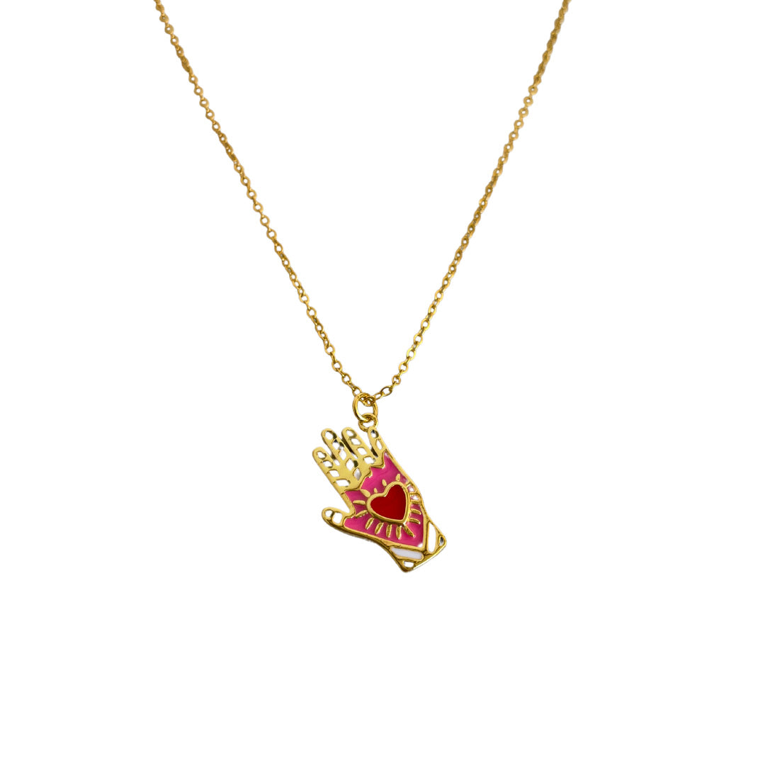 Collar Hamsa Amor