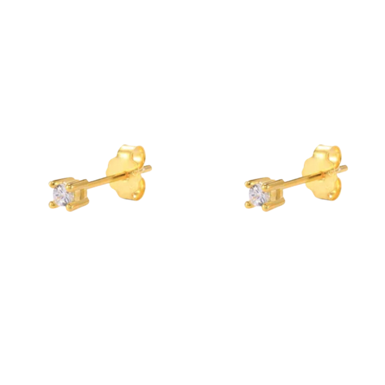 Aretes Zirconia Blanca s925