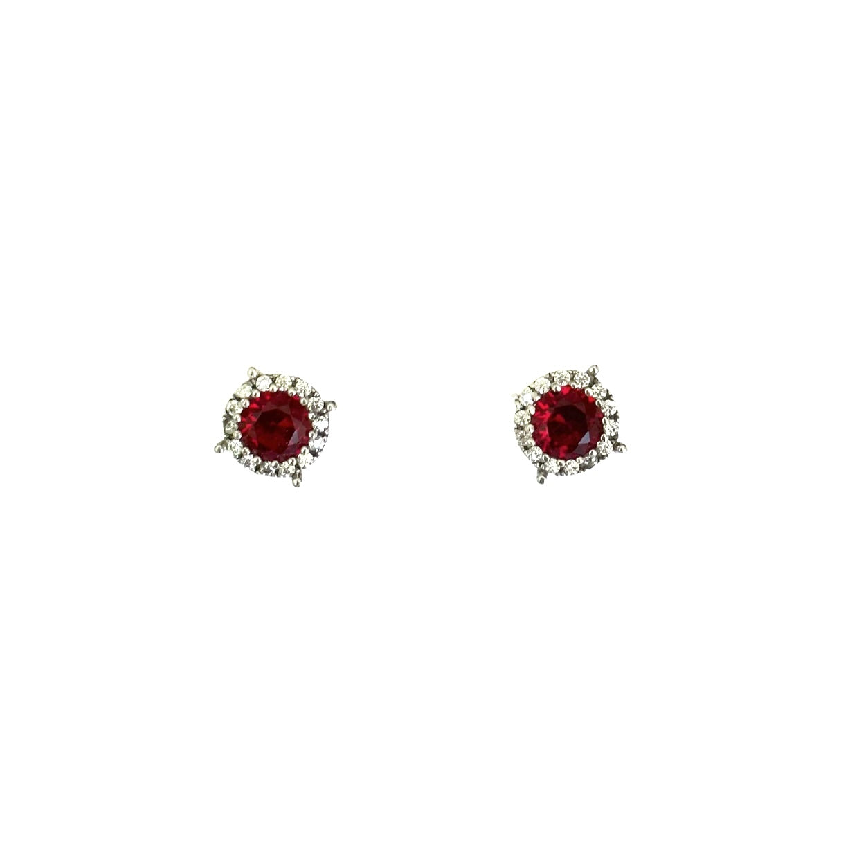 Aretes White Red