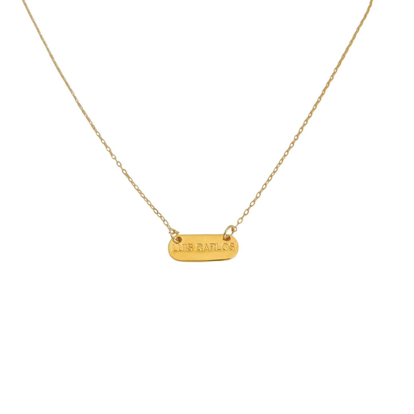 Collar personalizado placa