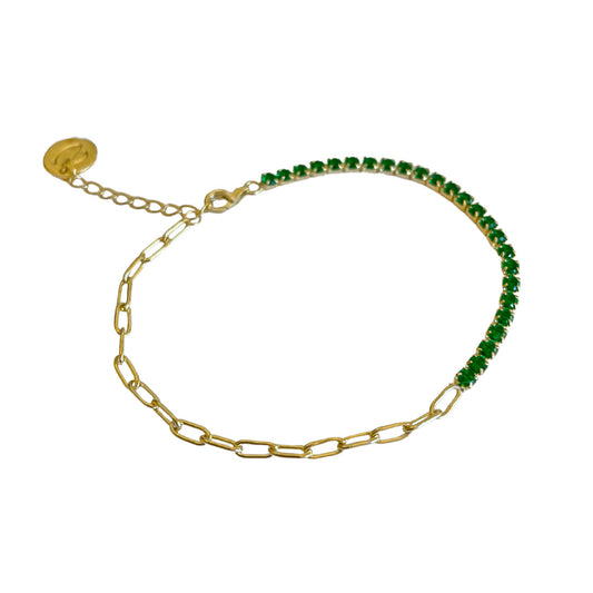 Pulsera Half Tennis s925