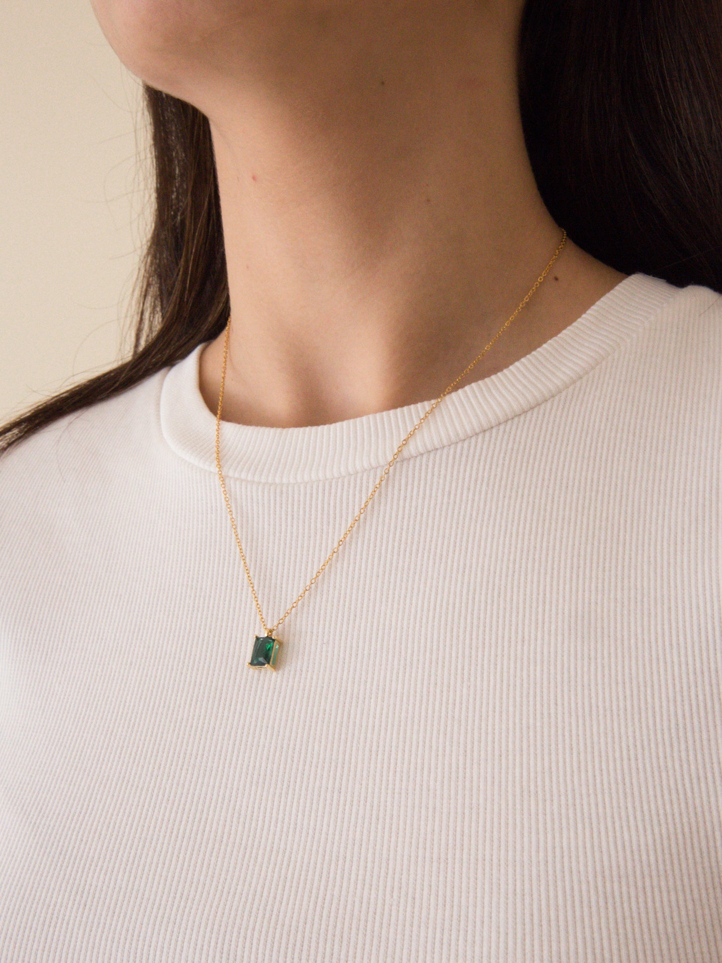 Collar Zirconia Verde