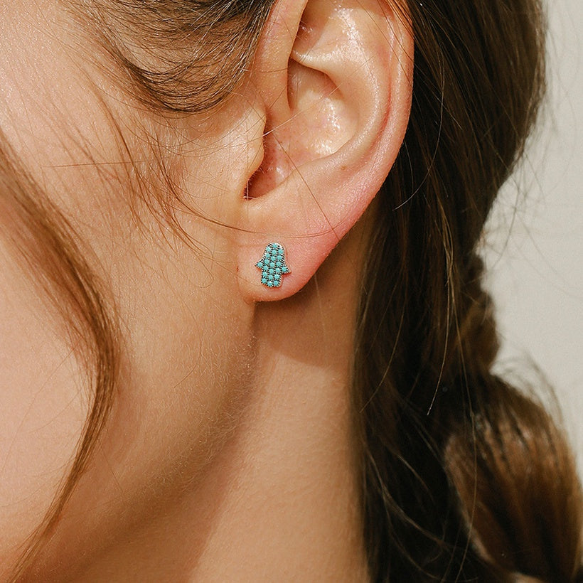 Aretes Hamsa s925