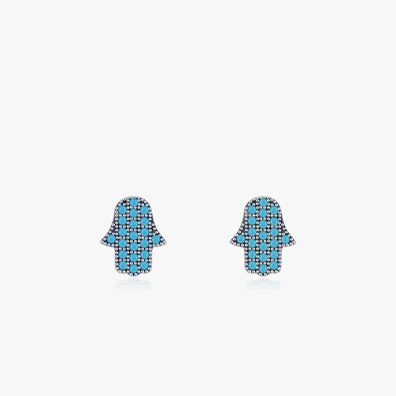 Aretes Hamsa s925