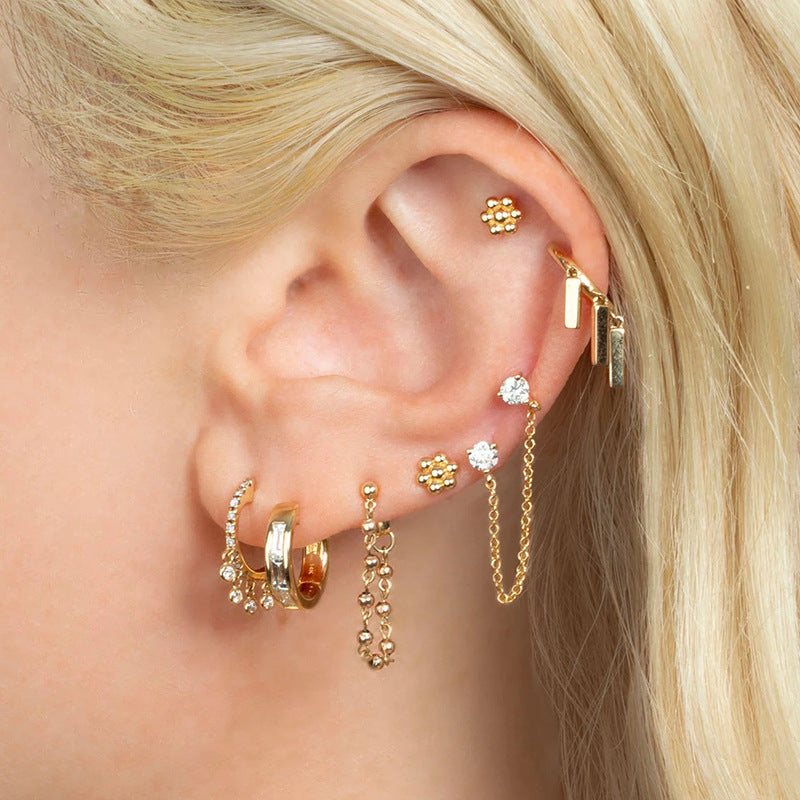 Hoops brillos s925