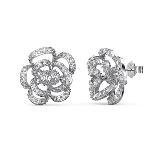 Aretes Rosa s925
