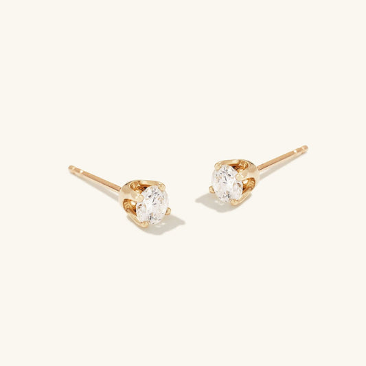 Broqueles con Diamantes 0.15ct tw Oro 14kt