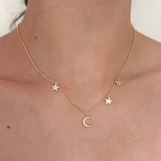 Collar Estrellas colgantes