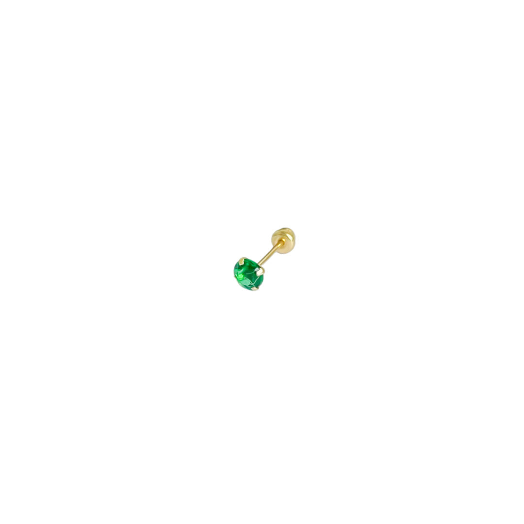 Broquel zirconia verde Oro 10kt