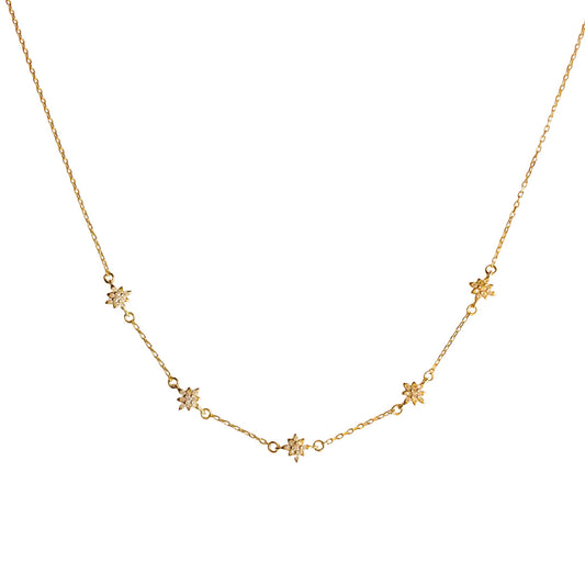 Gargantilla Flores s925