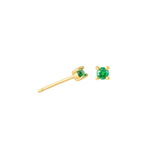 Aretes Zirconia Verde s925