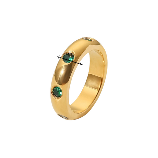 Anillo Band verde