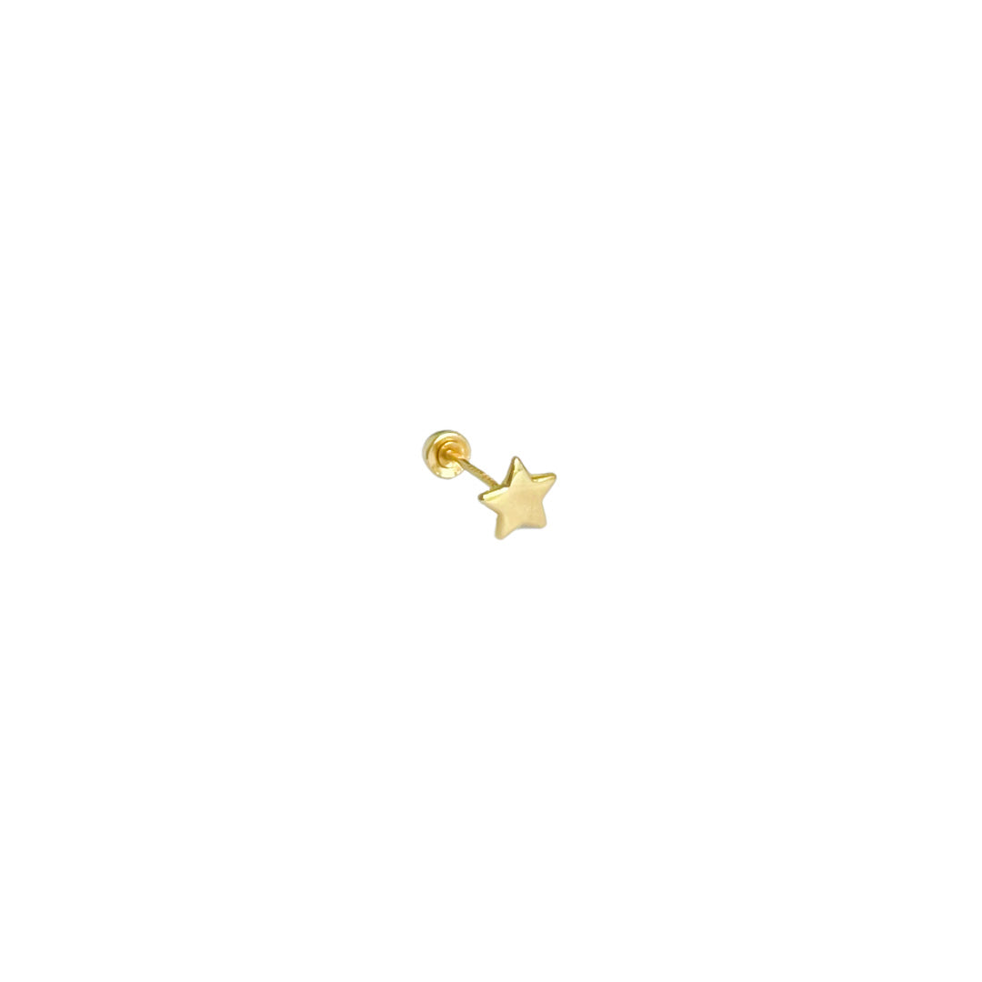 Broquel estrella Oro 10kt