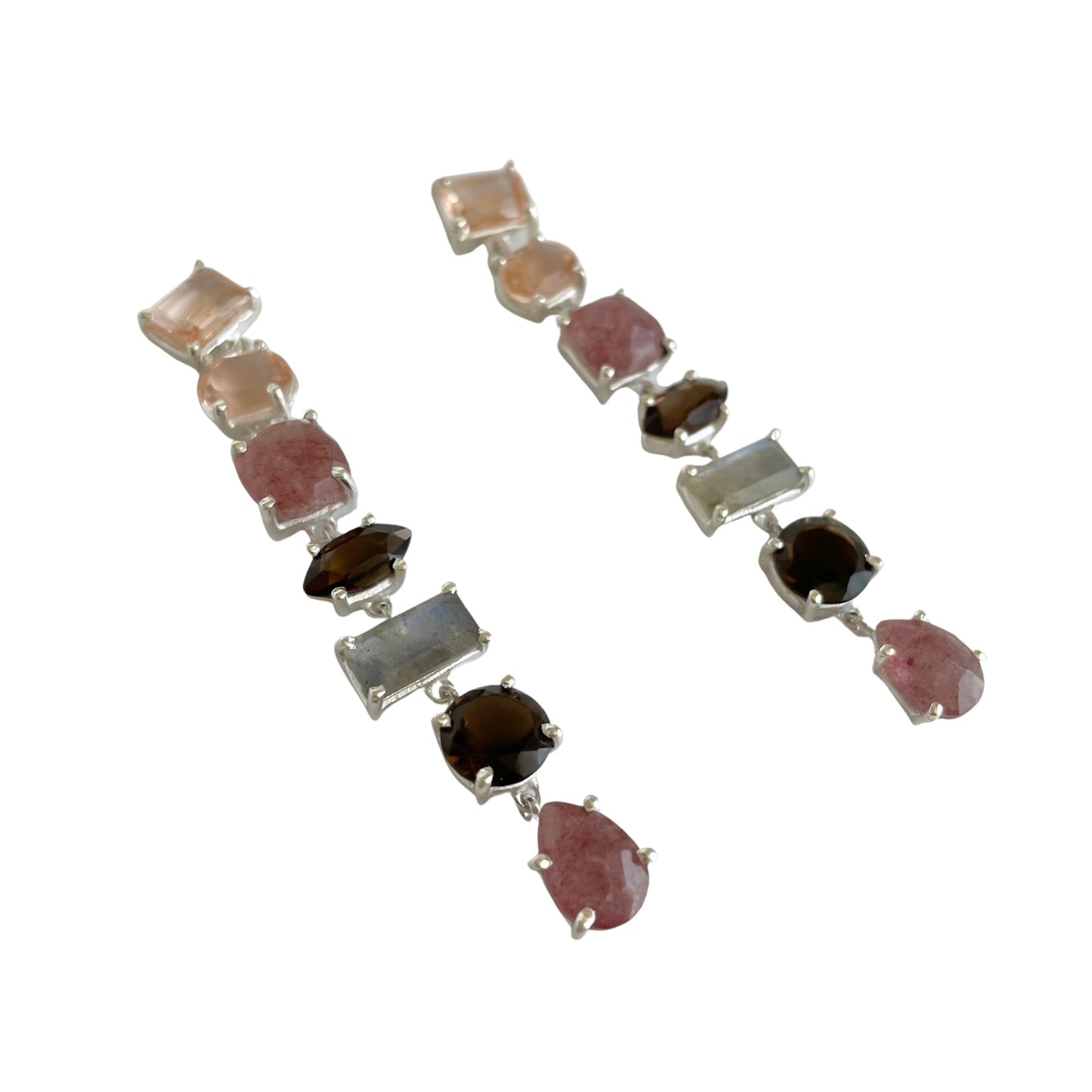 Aretes Nude - Piedras Semipreciosas