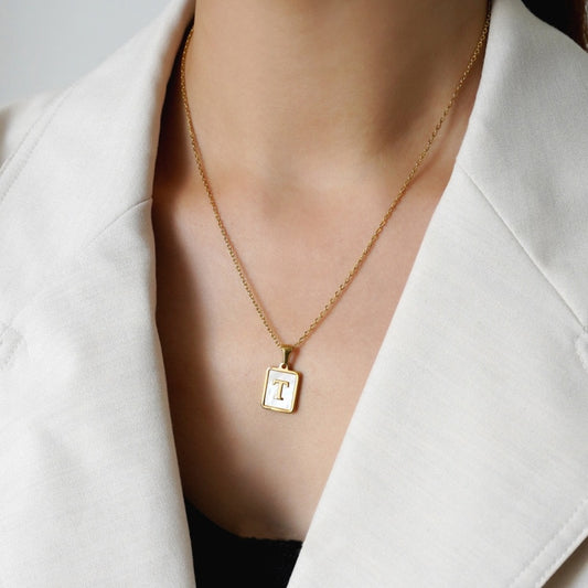 Inicial Madre Perla cuadrada