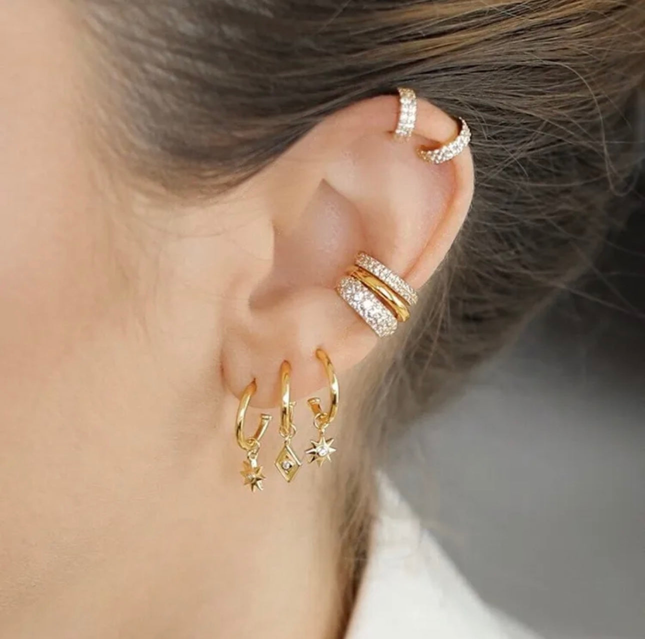 Earcuff Pavé