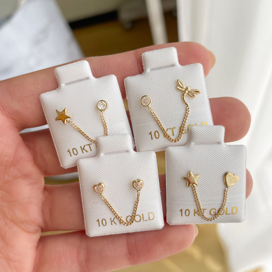Broquel doble Oro 10kt