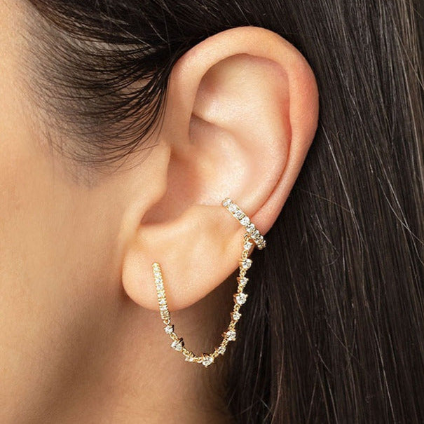 Piercing con Earcuff s925