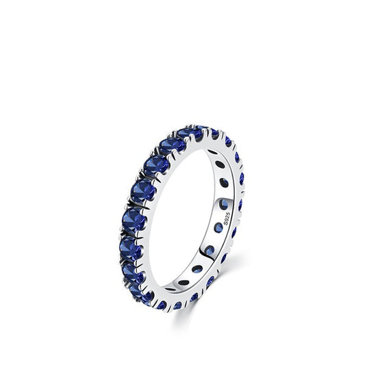 Anillo Blue Diamond s925