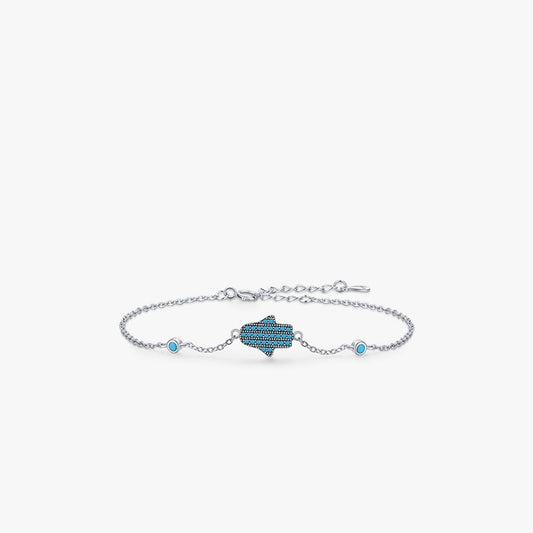 Pulsera mano Hamsa s925